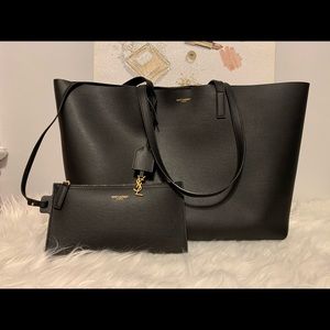 Saint Laurent shopper east west tote